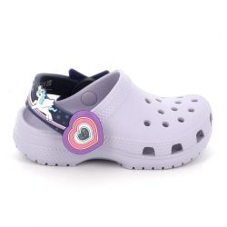 Παιδικό Σαμπό για Κορίτσι Crocs Classic C Imagination με Φωτάκια Ανατομικό Χρώματος Μωβ 211892-5BO