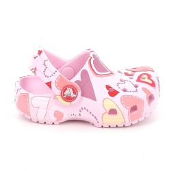 Παιδικό Σαμπό για Κορίτσι Crocs Classic Vday Clog T Ανατομικό Χρώματος  Ροζ 209755-7CI