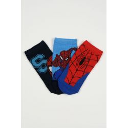 Παιδικές Κάλτσες για Αγόρι Disney Spider-Man Χρώματος Πολύχρωμo EZO6041.PACK2
