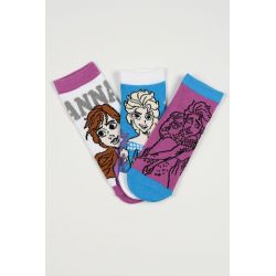 Παιδικές Κάλτσες για Κορίτσι Disney Frozen Χρώματος Πολύχρωμo EZO6014.PACK2