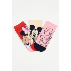 Παιδικές Κάλτσες για Κορίτσι Disney Minnie Mouse Χρώματος Πολύχρωμo EZO6023.PACK2