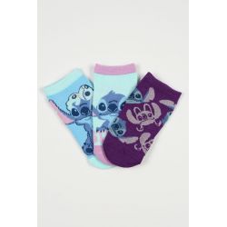Παιδικές Κάλτσες για Κορίτσι Disney Stitch Χρώματος Πολύχρωμo EZO6019.PACK1