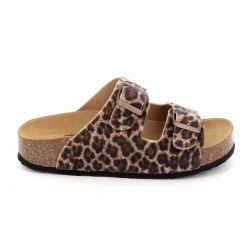 Γυναικεία Comfort Παντόφλα Plakton Χρώματος Λεοπαρ 340010-05