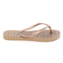 Γυναικεία Σαγιονάρα Havaianas Slim Χρώματος Ροζ Χρυσό 4103352-5282