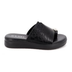 Γυναικείο Mule B-Soft Χρώματος Μαύρο 703-54.B