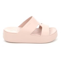 Γυναικείο Mule Crocs Getaway Platform H-strap Ανατομικό Χρώματος Ροζ 209409-6UR