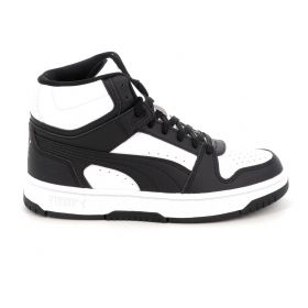 Παιδικό Αθλητικό Μποτάκι για Αγόρι Puma Rebound V6 Mid Χρώματος Μαύρο 408800-01