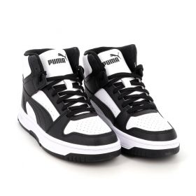 Παιδικό Αθλητικό Μποτάκι για Αγόρι Puma Rebound V6 Mid Χρώματος Μαύρο 408800-01