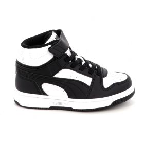 Παιδικό Αθλητικό Μποτάκι για Αγόρι Puma Rebound V6 Mid Χρώματος Μαύρο 408801-01