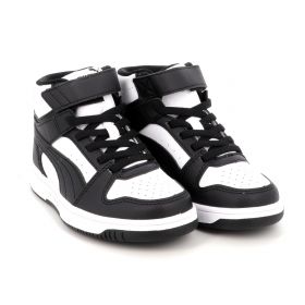 Παιδικό Αθλητικό Μποτάκι για Αγόρι Puma Rebound V6 Mid Χρώματος Μαύρο 408801-01