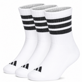 Παιδικές Κάλτσες για Αγόρι Adidas Kids Cushioned Crew Socks Χρώματος Λευκό JZ0531