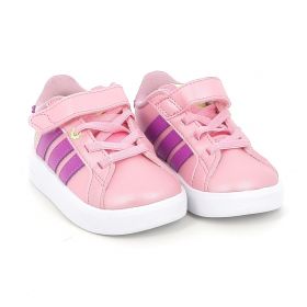 Παιδικό Αθλητικό Παπούτσι για Κορίτσι Adidas Grand Court 3.0 Girls El I  Χρώματος Ροζ KI1757