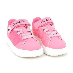 Παιδικό Αθλητικό Παπούτσι για Κορίτσι Adidas Minecraft Lightorama με On/Off Φωτάκια Χρώματος Ροζ KI9112