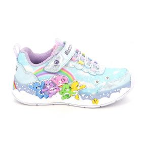 Παιδικό Αθλητικό Παπούτσι για Κορίτσι Skechers Care Bears με Φωτάκια On/Off Χρώματος Γαλάζιο 302390LC-BLMT