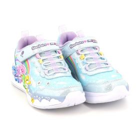 Παιδικό Αθλητικό Παπούτσι για Κορίτσι Skechers Care Bears με Φωτάκια On/Off Χρώματος Γαλάζιο 302390LC-BLMT