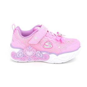 Παιδικό Αθλητικό Παπούτσι για Κορίτσι Skechers Lil Princess Steps με Φωτάκια On/Off Χρώματος Ροζ 303732LC-PNK