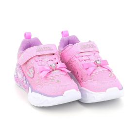 Παιδικό Αθλητικό Παπούτσι για Κορίτσι Skechers Lil Princess Steps με Φωτάκια On/Off Χρώματος Ροζ 303732LC-PNK
