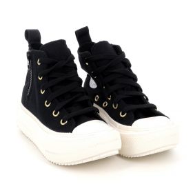 Παιδικό Μποτάκι για Κορίτσι Converse All Star Ctas Move Hi Χρώματος Μαύρο A18048C