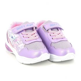 Παιδικό Αθλητικό Παπούτσι για Κορίτσι Disney Stitch & Angel Χρώματος Μωβ LS002975