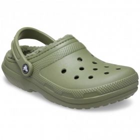 Σαμπό Crocs Classic Lined Clog Χρώματος Πράσινο 203591-3BX