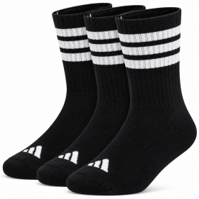 Παιδικές Κάλτσες για Αγόρι Adidas Kids Cushioned Crew Socks Χρώματος Μαύρο KD1719