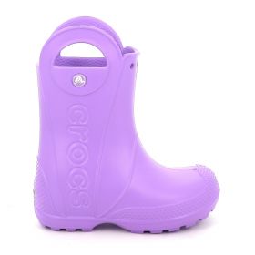 Παιδική Γαλότσα Crocs Handle It Rain Boot K Χρώματος Μωβ 211052-5FJ