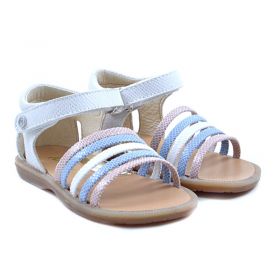 Child Pedile for Girl Anatomical Naturino Leather Color Beige 0010502667.06