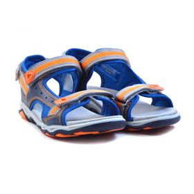 Παιδικό Πέδιλο για Αγόρι Ανατομικό Kickers Kiwi Δερμάτινο Χρώματος Μπλε 558522-30 53