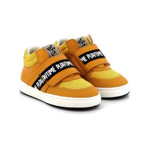 Child Boot for Boy Anatomical Garvalin Color Brown Yellow 211638