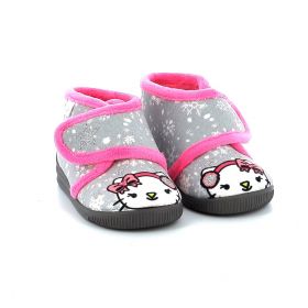Παιδική Παντόφλα για Κορίτσι Ανατομική Meridian Hello Kitty Χρώματος Γκρι 5716/1003