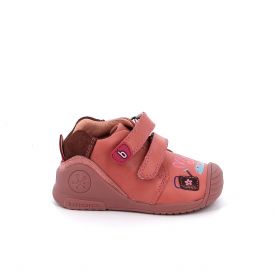 Παιδικό Μποτάκι για Κορίτσι Ανατομικό Biomecanics Δερμάτινο Χρώματος Ροζ 221103-B