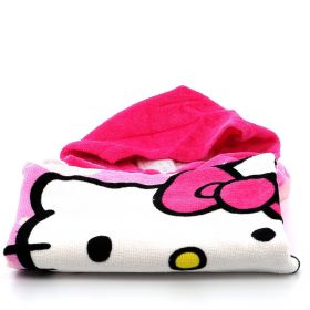 Παιδικό Πόντσο για Κορίτσι Hello Kitty Χρώματος Ροζ HK09075-1