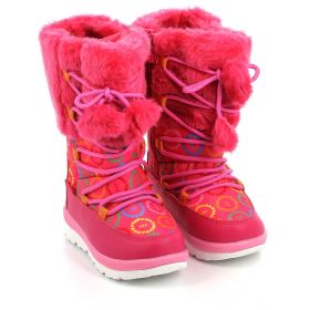 Agatha Ruiz De La Prada Kids Apress Ski Boot For Girls Fuchsia 221995-A