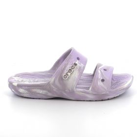 Γυναικεία Σαγιονάρα Crocs Classic Crocs Marbled Sandal Ανατομική Χρώματος Λιλά 207701-5PT