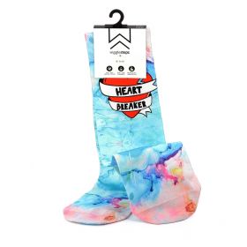 Γυναικείες Κάλτσες Wigglesteps Χρώματος Γαλάζιο HEARTBREAKER