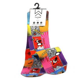 Γυναικείες Κάλτσες Wigglesteps Πολύχρωμες COMICKS SPLASH
