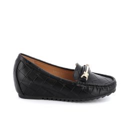 Γυναικείο Μοκασίνι Qunhui Shoes Χρώματος Μαύρο VV-A2611.B.