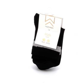 Γυναικείες Κάλτσες Wigglesteps Χρώματος Μαύρο GLITTER SILVER