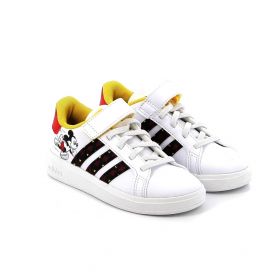 Παιδικό Αθλητικό Παπούτσι για Αγόρι Adidas X Disney Grand Court Mickey Lifestyle Court Hook-and-loop Shoes Χρώματος Λευκό HP7760
