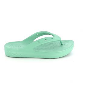 Γυναικεία Σαγιονάρα Crocs Classic Platform Flip W Ανατομική Χρώματος Πράσινο 207714-3UG