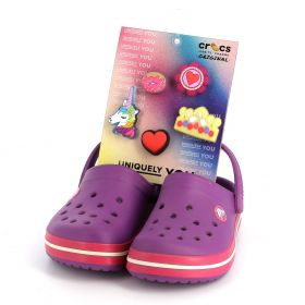 Αξεσουάρ Σετ Διακοσμητικά Παπουτσιών Crocs Lightsuppinkgirlygirl5pack με Φωτάκια Πολύχρωμο 10011442-UNC