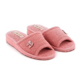 Γυναικεία Πετσετέ Παντόφλα Kolovos Χρώματος Σομόν 03 SOMON
