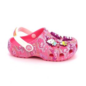 Παιδικό Σαμπό για Κορίτσι Crocs Classic Hello Kitty Clog K Ανατομικό Χρώματος Ροζ 208103-680