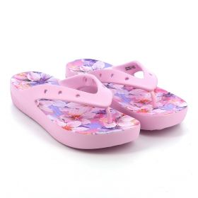 Women's Flip Flops Crocs Platform Cherry Blossom Flip Anatomic Multicolor 208834-6W8
