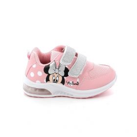 Παιδικό Αθλητικό Παπούτσι για Κορίτσι Disney Minnie με Φωτάκια Χρώματος Ροζ DM009465