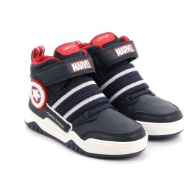 Παιδικό Μποτάκι για Αγόρι Geox Captain American Ανατομικό Χρώματος Μπλε J367RD 05411 C0735