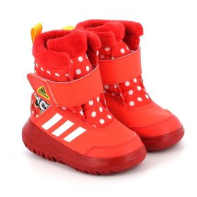 Παιδική Μπότα για Κορίτσι Adidas Winterplay Minnie I Χρώματος Κόκκινο IG7191
