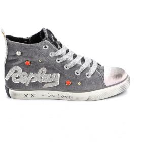 Children's Boot for Girl Replay Color Grey JV080104 T