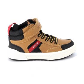 Children's Boot for Boy Geox Anatomical Color Brown Yellow J26HAA 0MEFU C2G9B