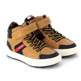 Children's Boot for Boy Geox Anatomical Color Brown Yellow J26HAA 0MEFU C2G9B